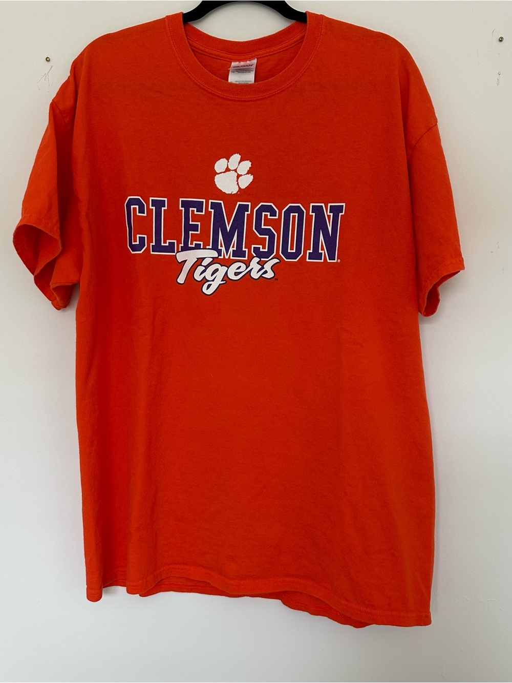 Gildan Heavy Cotton Orange Crew Neck T-Shirt